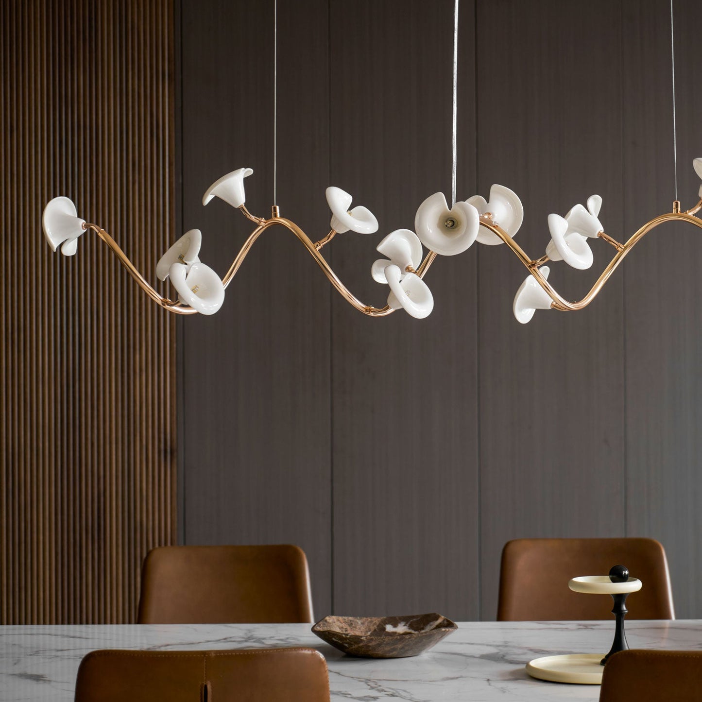 Cerisium Blossom Chandelier - Elegant Design with Adjustable Height &