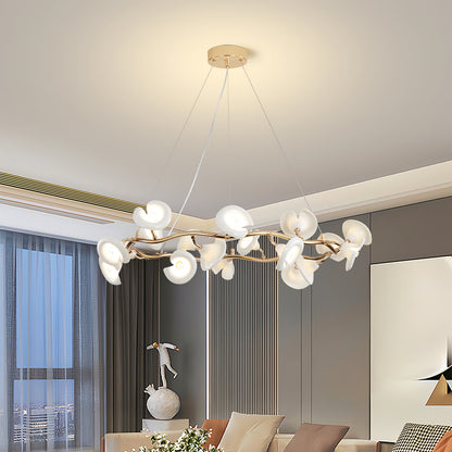 Cerisium Blossom Chandelier - Elegant Design with Adjustable Height &