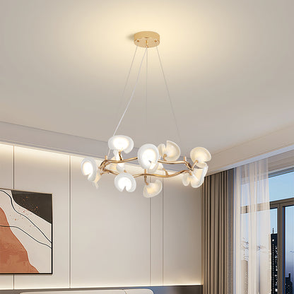 Cerisium Blossom Chandelier - Elegant Design with Adjustable Height &