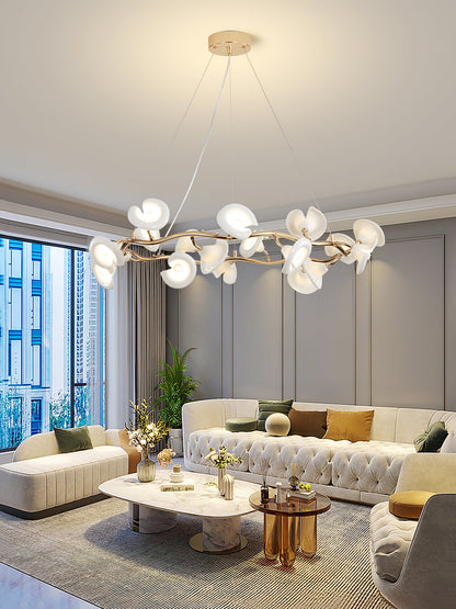 Cerisium Blossom Chandelier - Elegant Design with Adjustable Height &