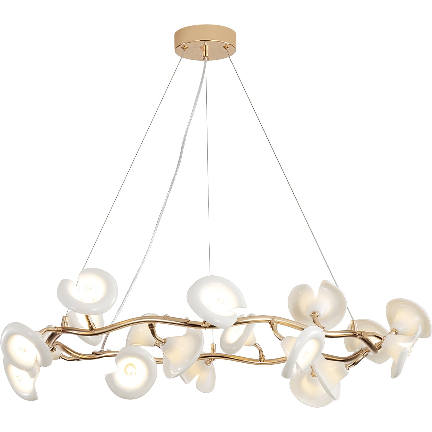 Cerisium Blossom Chandelier - Elegant Design with Adjustable Height &