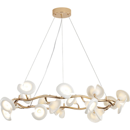 Cerisium Blossom Chandelier - Elegant Design with Adjustable Height &