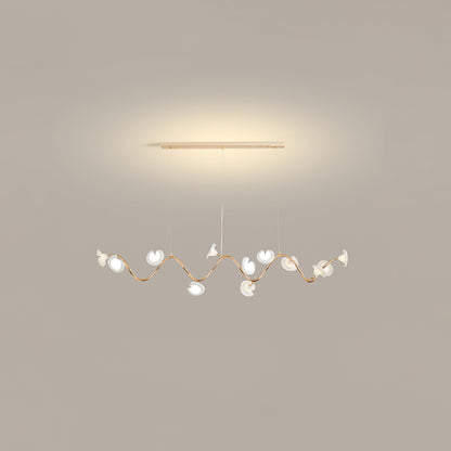 Cerisium Blossom Chandelier - Elegant Design with Adjustable Height &