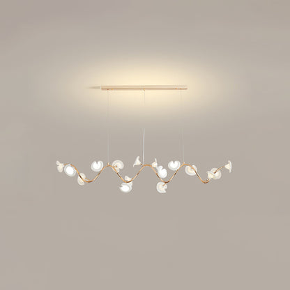 Cerisium Blossom Chandelier - Elegant Design with Adjustable Height &
