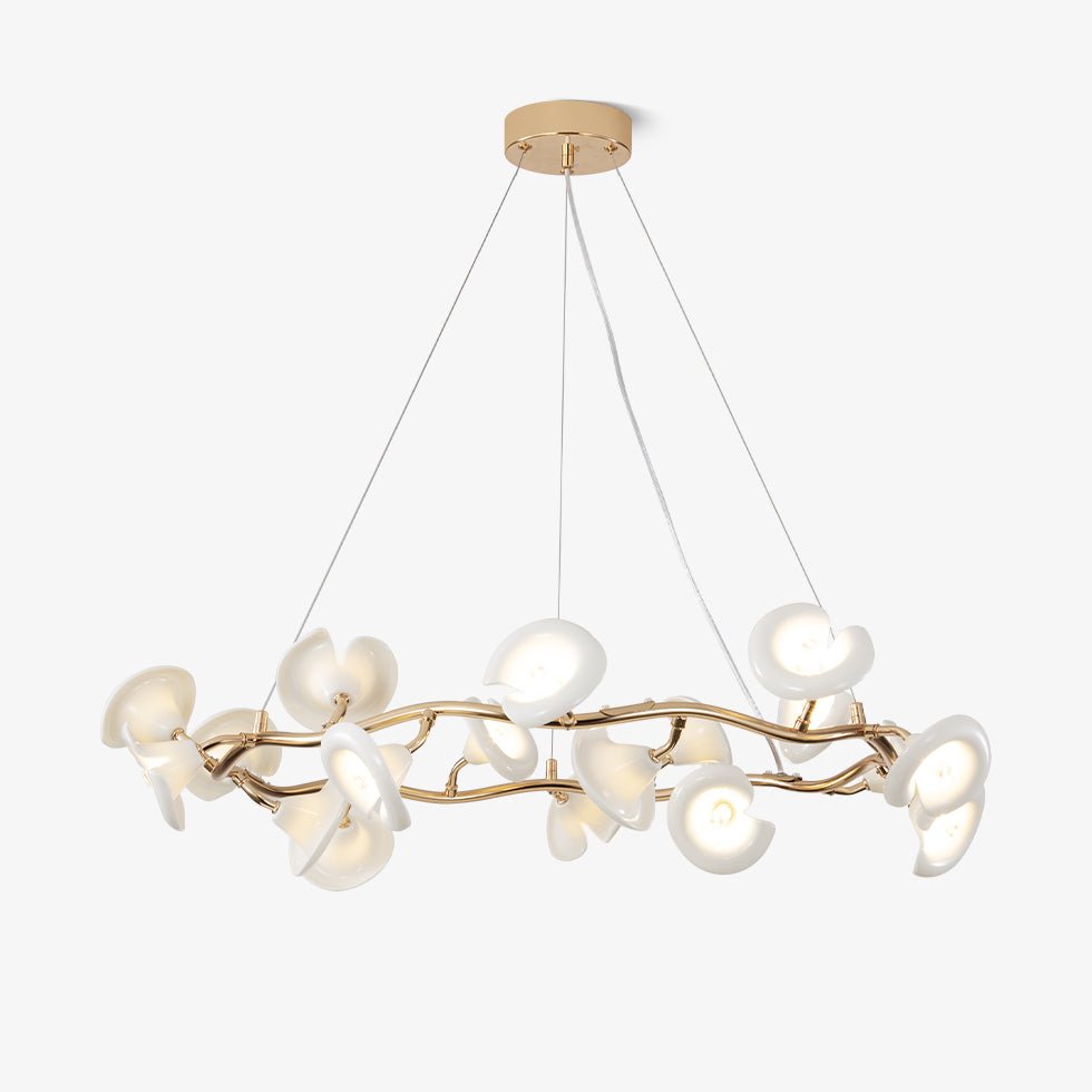Cerisium Blossom Chandelier - Elegant Design with Adjustable Height &
