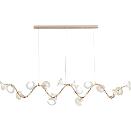 Cerisium Blossom Chandelier - Elegant Design with Adjustable Height &