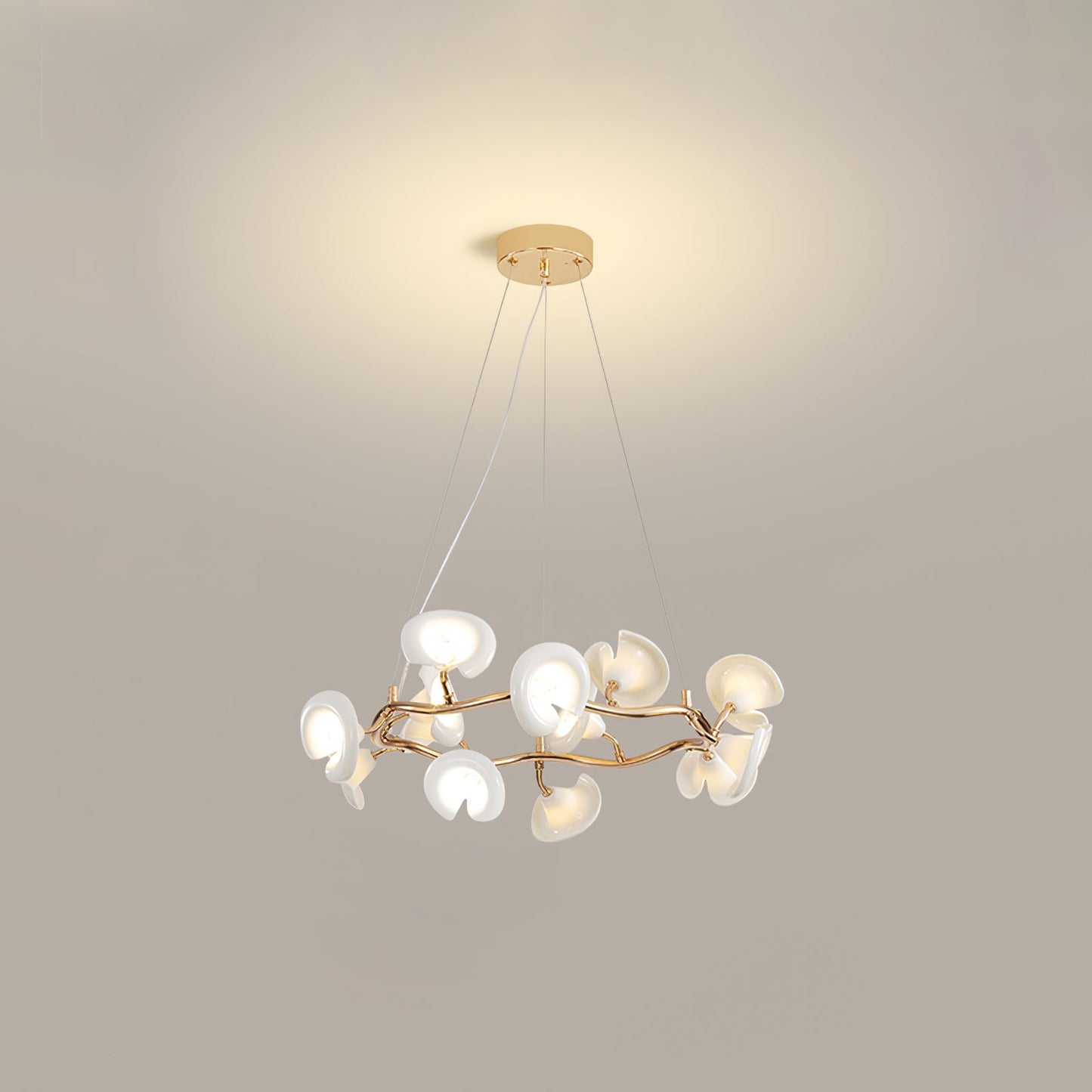 Cerisium Blossom Chandelier - Elegant Design with Adjustable Height &