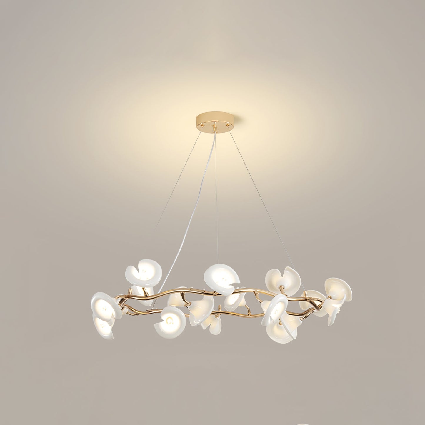 Cerisium Blossom Chandelier - Elegant Design with Adjustable Height &
