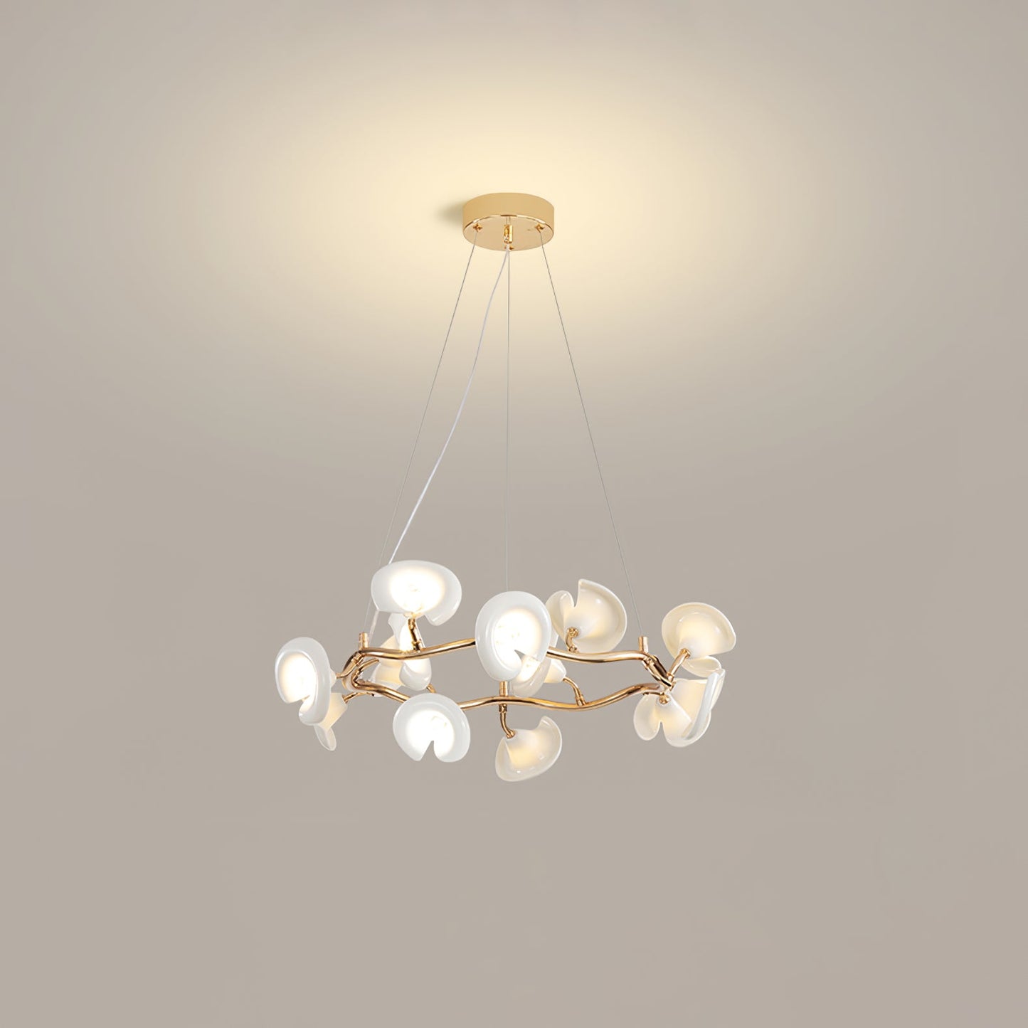 Cerisium Blossom Chandelier - Elegant Design with Adjustable Height &