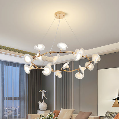 Cerisium Blossom Chandelier - Elegant Design with Adjustable Height &