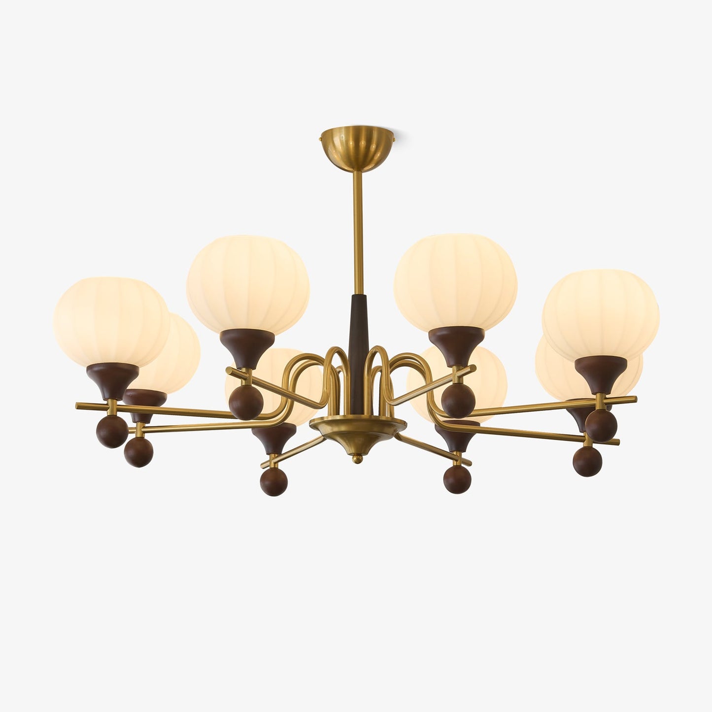 Ceylian Crystal Chandelier - Elegant Lighting with Adjustable Brightne