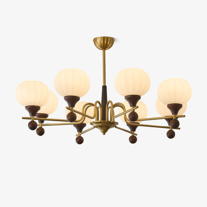 Ceylian Crystal Chandelier - Elegant Lighting with Adjustable Brightne