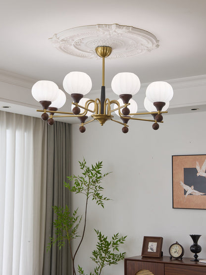 Ceylian Crystal Chandelier - Elegant Lighting with Adjustable Brightne