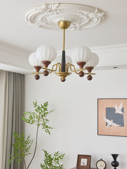 Ceylian Crystal Chandelier - Elegant Lighting with Adjustable Brightne