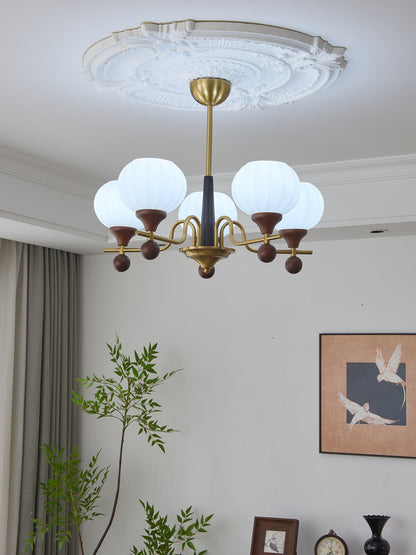 Ceylian Crystal Chandelier - Elegant Lighting with Adjustable Brightne
