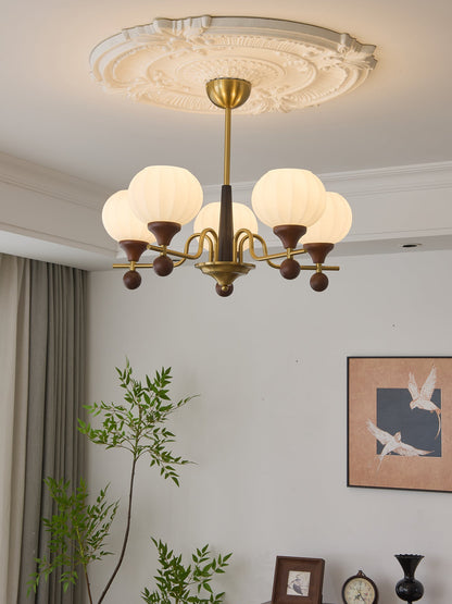 Ceylian Crystal Chandelier - Elegant Lighting with Adjustable Brightne