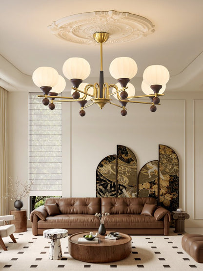 Ceylian Crystal Chandelier - Elegant Lighting with Adjustable Brightne
