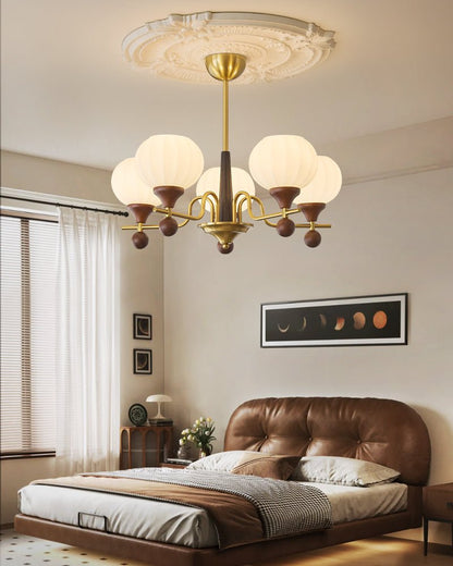 Ceylian Crystal Chandelier - Elegant Lighting with Adjustable Brightne