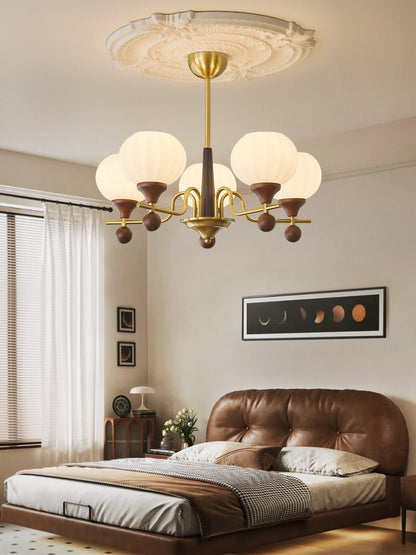 Ceylian Crystal Chandelier - Elegant Lighting with Adjustable Brightne