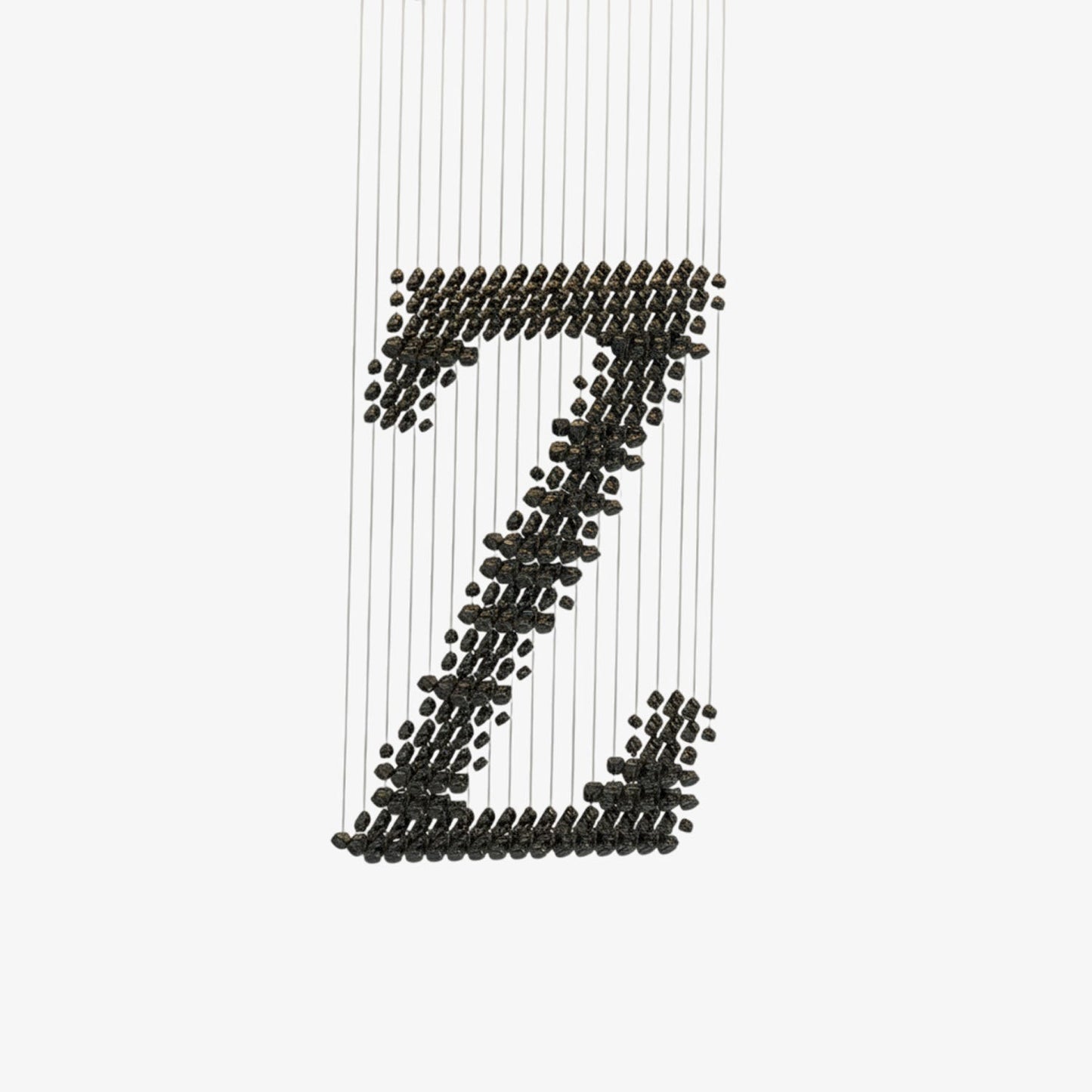 Charcoal Chandeliers Z - Elegant Lighting with Adjustable Brightness