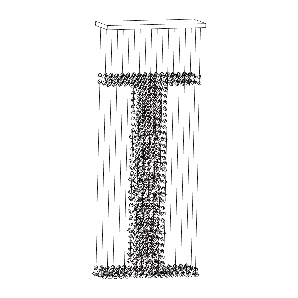 Charcoal Chandeliers G to L - Elegant Design, Adjustable Height