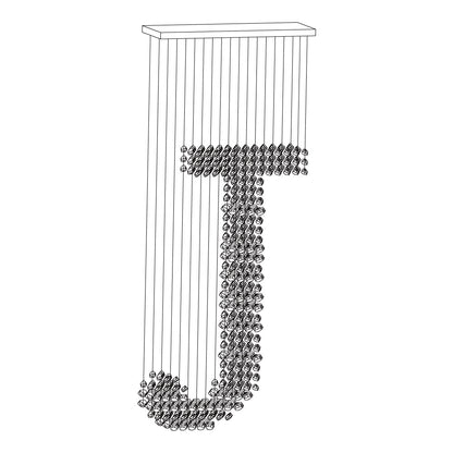 Charcoal Chandeliers G to L - Elegant Design, Adjustable Height