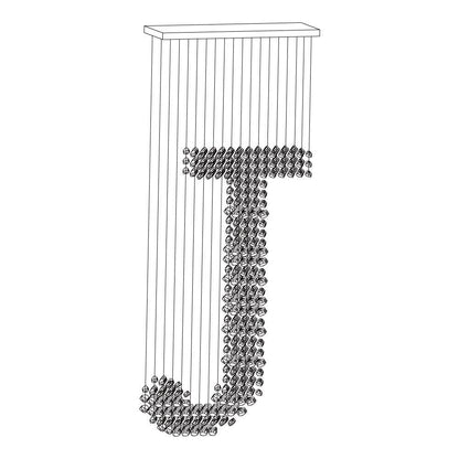 Elegant Charcoal Chandeliers - Adjustable Height, Energy Efficient Lig