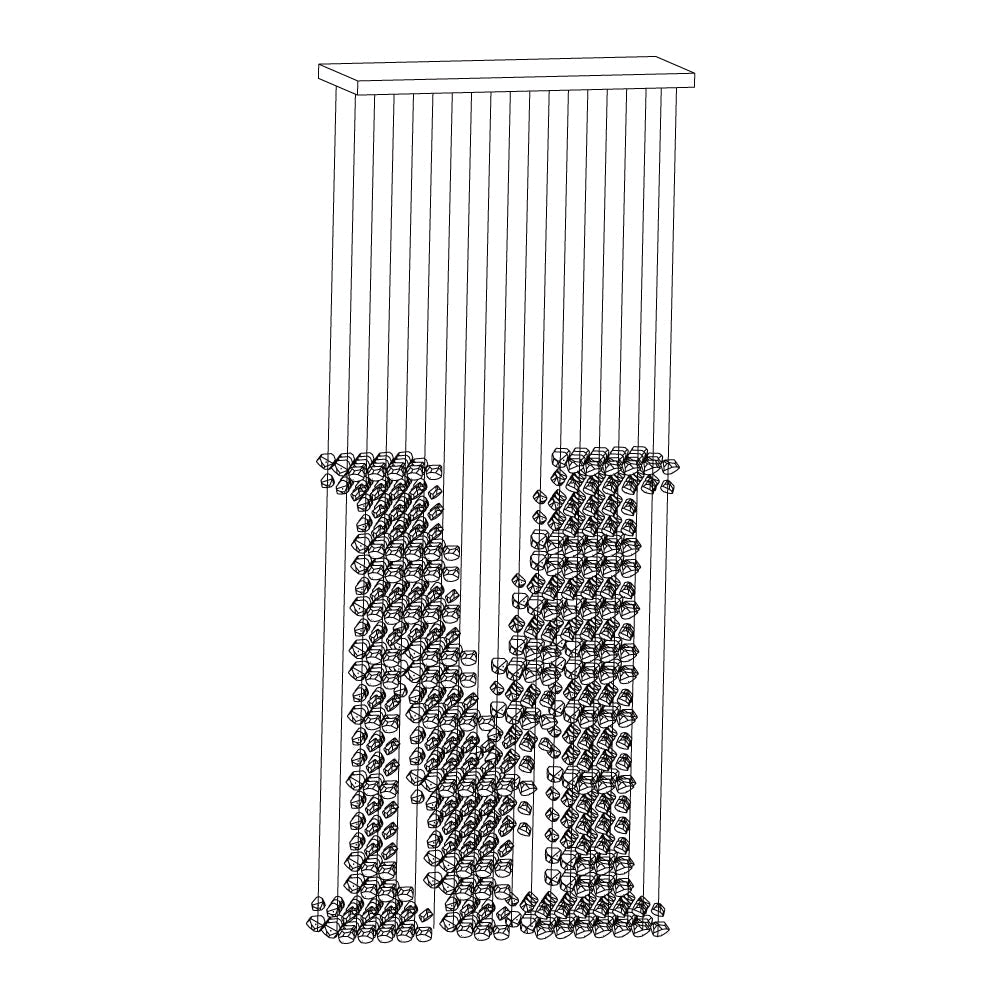 Charcoal Chandeliers - Modern Design, Adjustable Height, Energy Effici