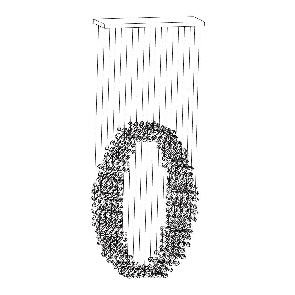 Charcoal Chandeliers - Modern Design, Adjustable Height, Energy Effici