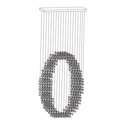 Elegant Charcoal Chandeliers - Adjustable Height & Energy Efficient Li