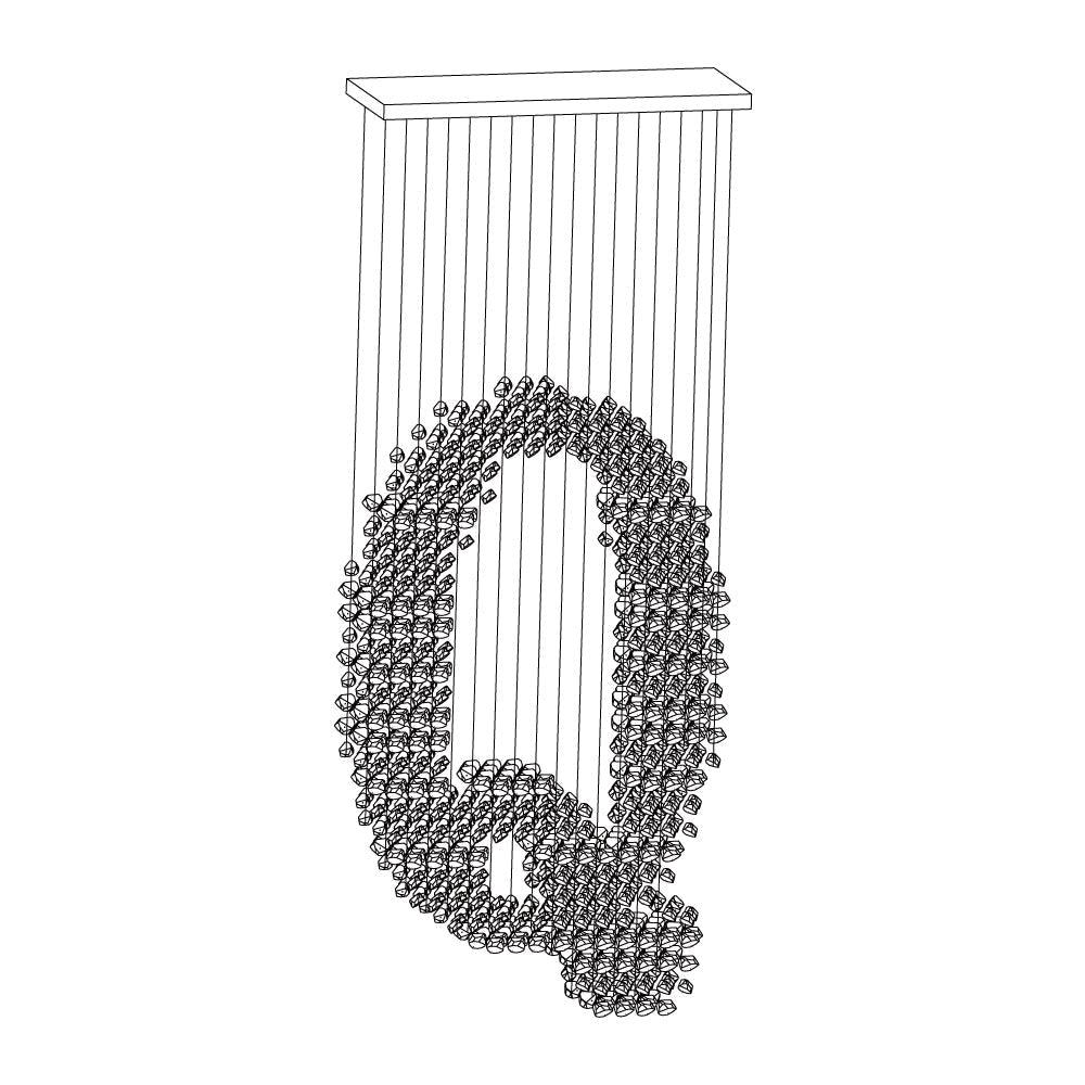Charcoal Chandeliers - Elegant Design with Adjustable Lighting and Ene