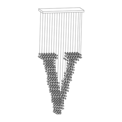 Charcoal Chandeliers - Elegant Design, Adjustable Height, LED Compatib
