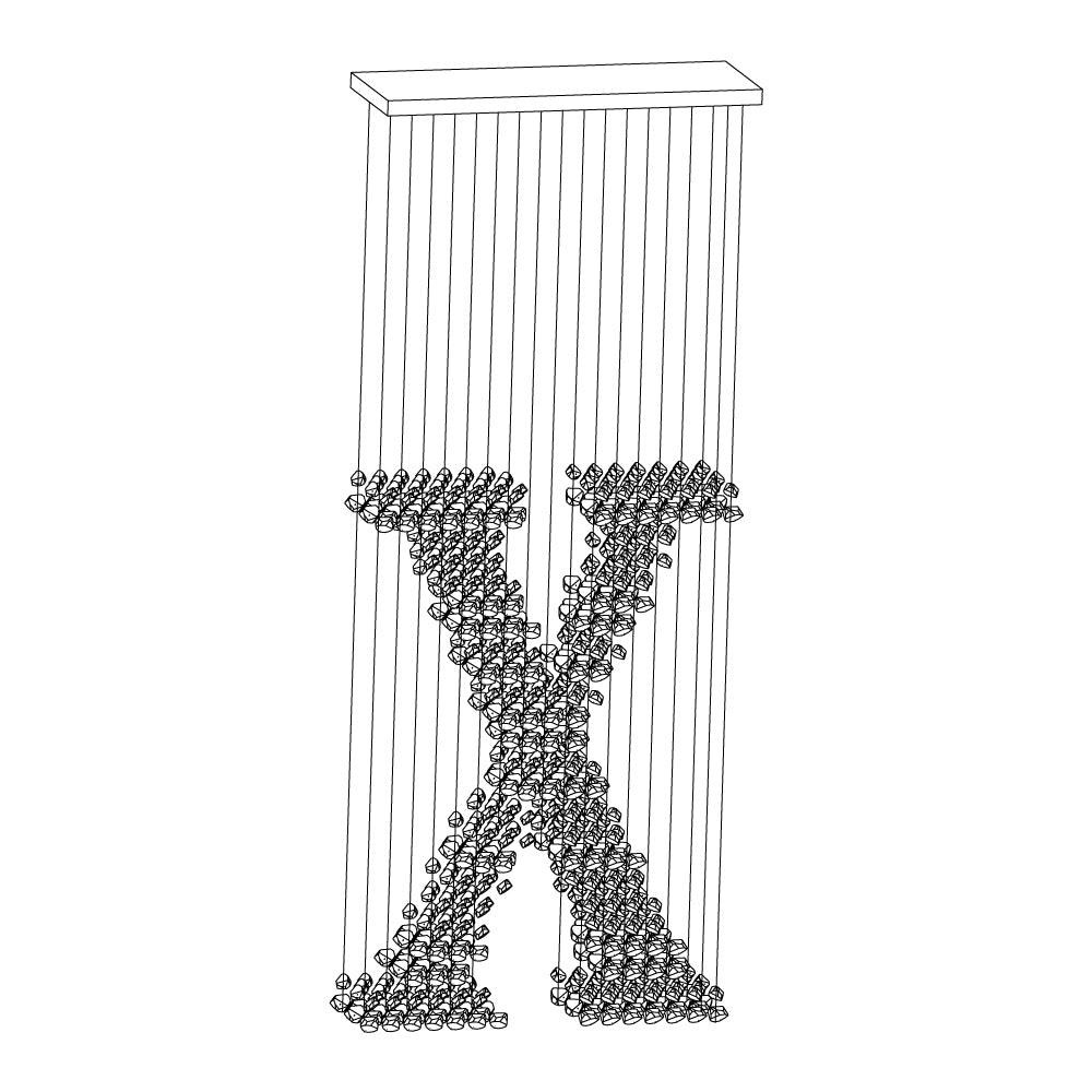 Charcoal Chandeliers - Elegant Design, Adjustable Height, LED Compatib