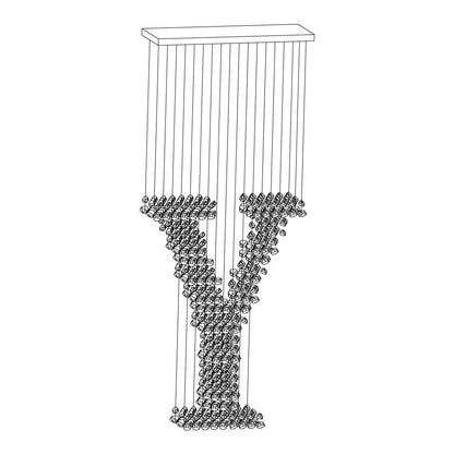 Charcoal Chandeliers - Elegant Design, Adjustable Height, LED Compatib
