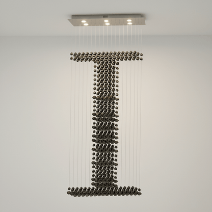 Charcoal Chandeliers - Elegant Design with Dimmable LED Lights