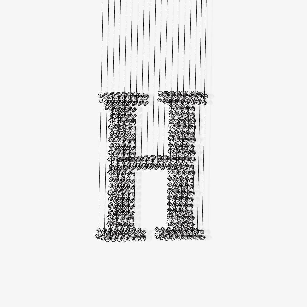 Charcoal Chandeliers H - Elegant Design with Adjustable Height & LED B