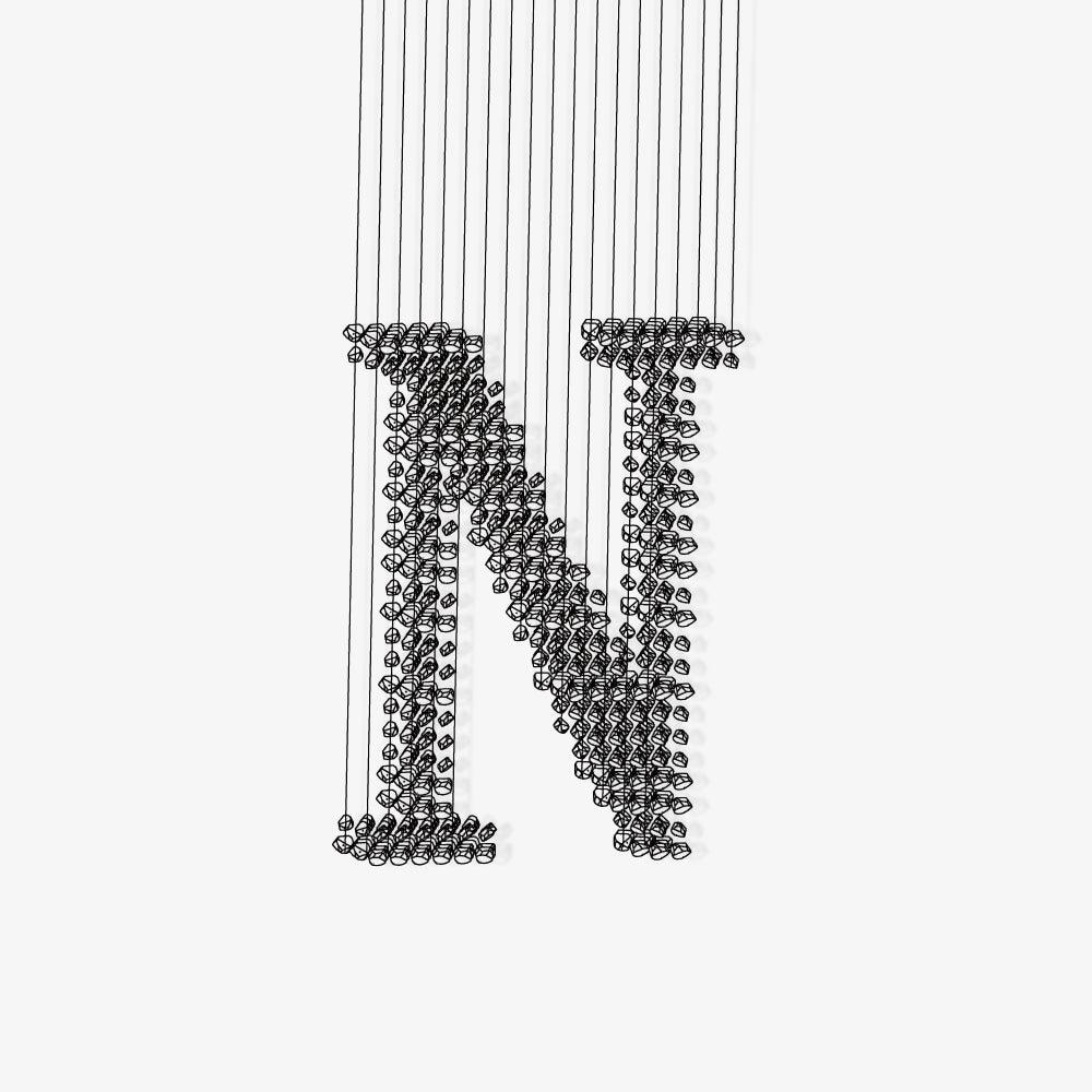 Charcoal Chandeliers - Elegant Lighting with Adjustable Brightness