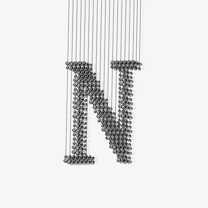 Charcoal Chandeliers - Elegant Lighting with Adjustable Brightness