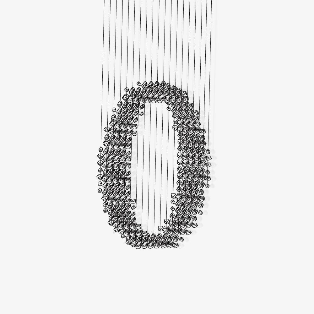 Elegant Charcoal Chandeliers - Adjustable Height & Energy Efficient Li