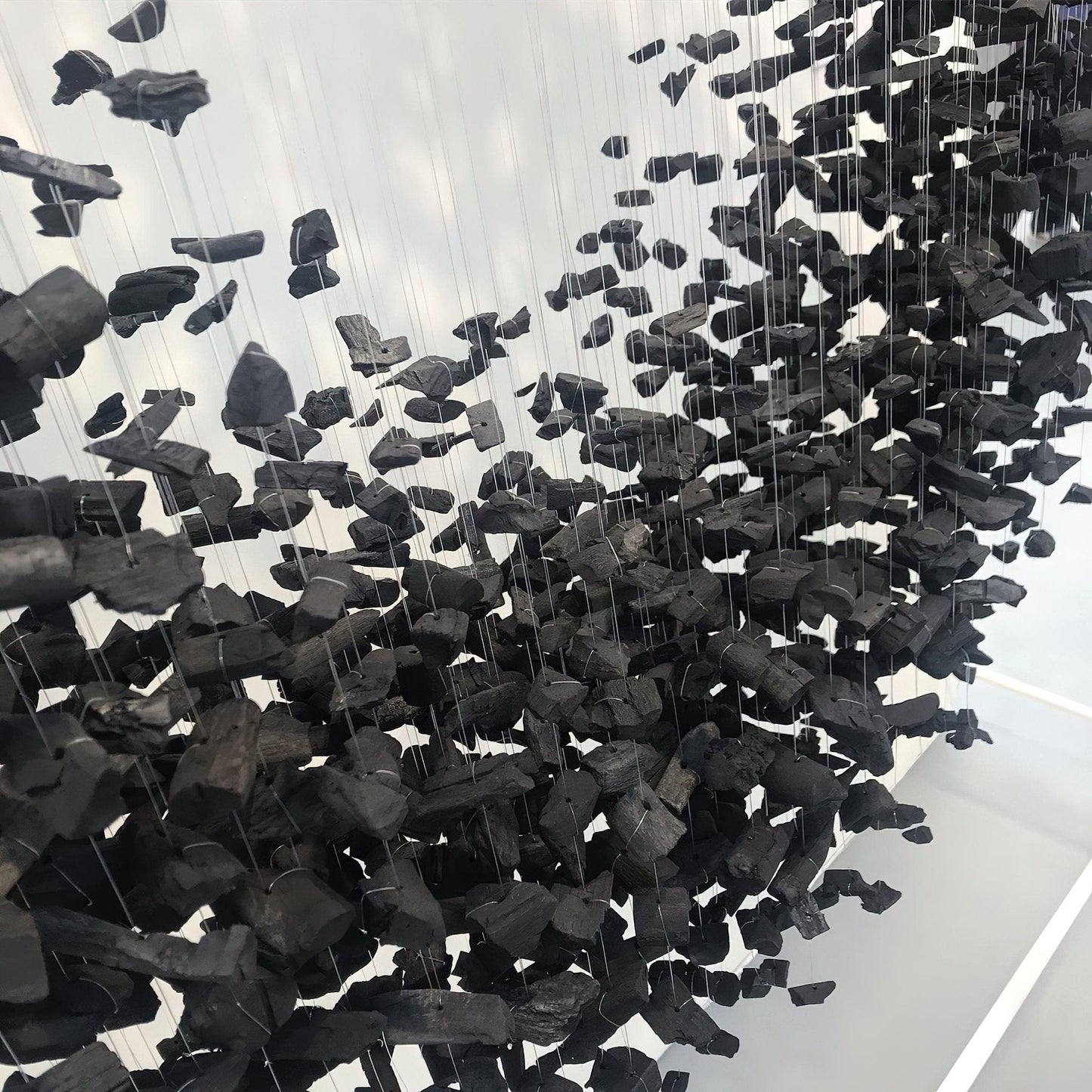 Charcoal Chandeliers D - Elegant Design with Adjustable Height & LED L