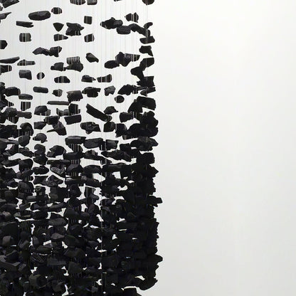 Elegant Charcoal Chandeliers - Adjustable Height, Energy Efficient Lig
