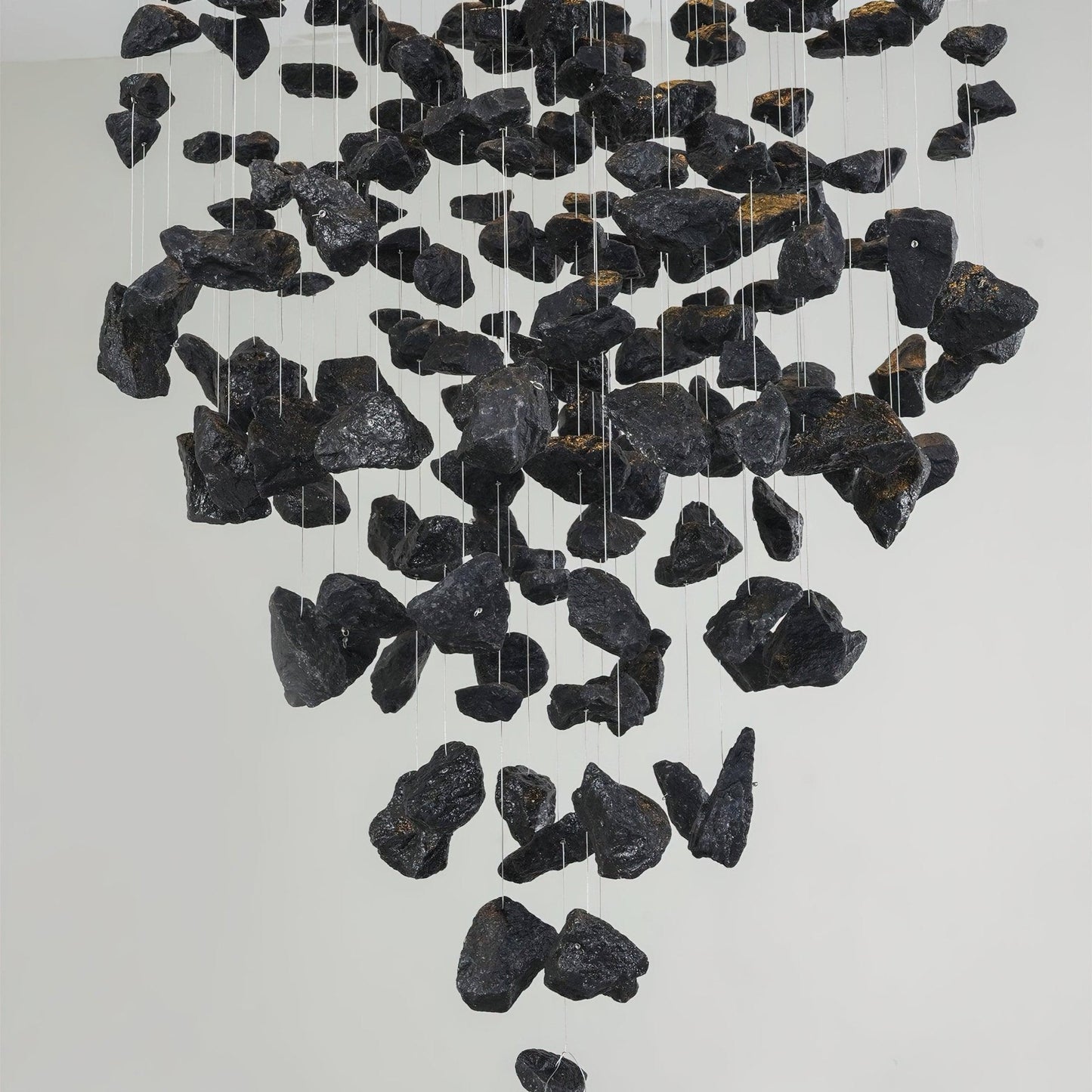 Elegant Charcoal Chandeliers - Dimmable LED & Adjustable Height