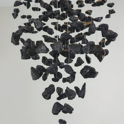 Charcoal Chandeliers - Elegant Design with Dimmable LED Lights