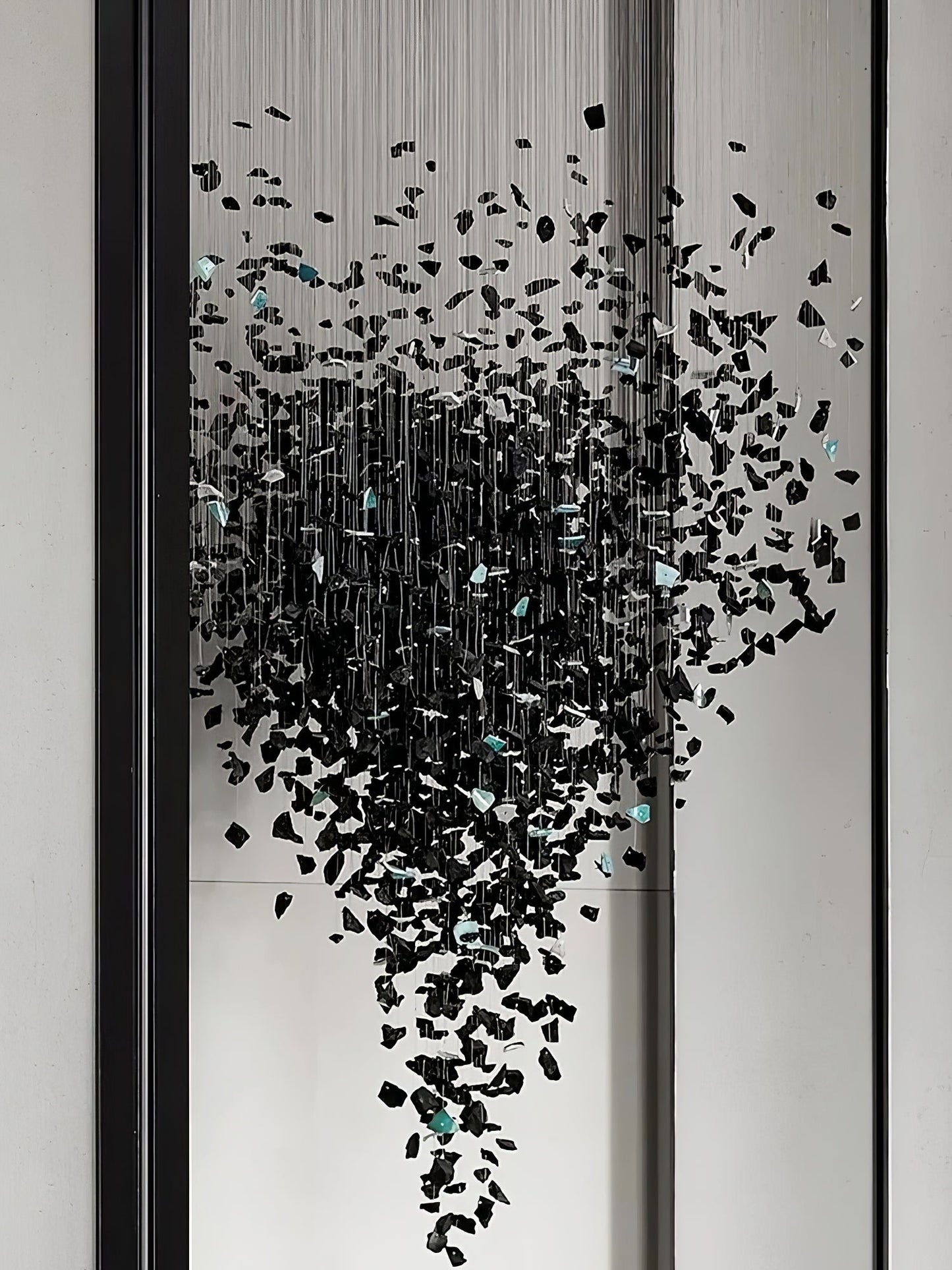 Charcoal Halo LED Chandelier with Dimmable Light & Modern Design