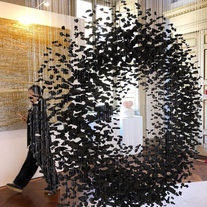 Charcoal Chandeliers G to L - Elegant Design, Adjustable Height