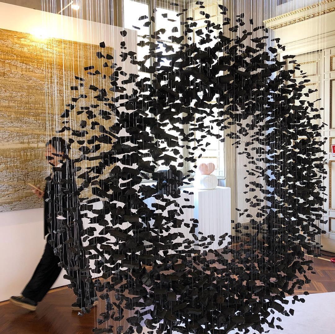 Charcoal Chandeliers - Elegant Design, Adjustable Height, LED Compatib