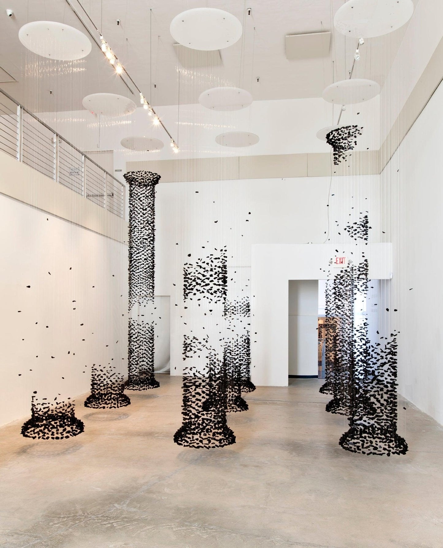 Elegant Black Stone Chandeliers - Adjustable Height, Energy Efficient
