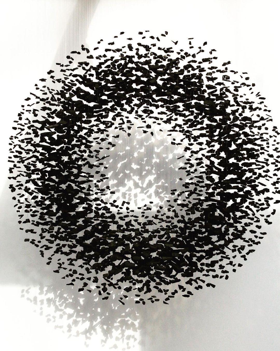 Elegant Black Stone Chandeliers - Adjustable Height, Energy Efficient