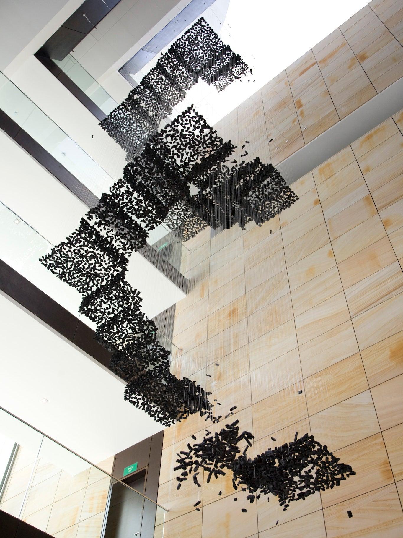 Charcoal Chandeliers G to L - Elegant Design, Adjustable Height