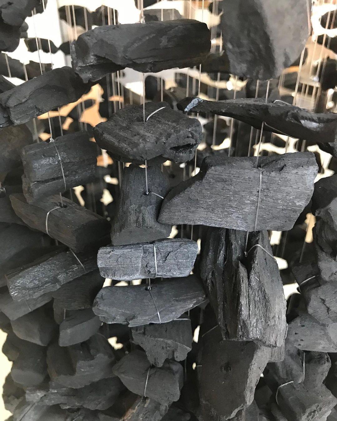 Charcoal Chandeliers - Elegant Design, Adjustable Height, LED Compatib